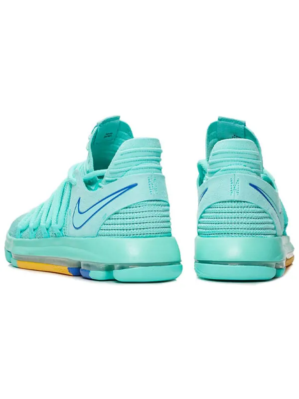 Кроссовки кд 10 Nike — изображение 3 из 4, зеленый/синий