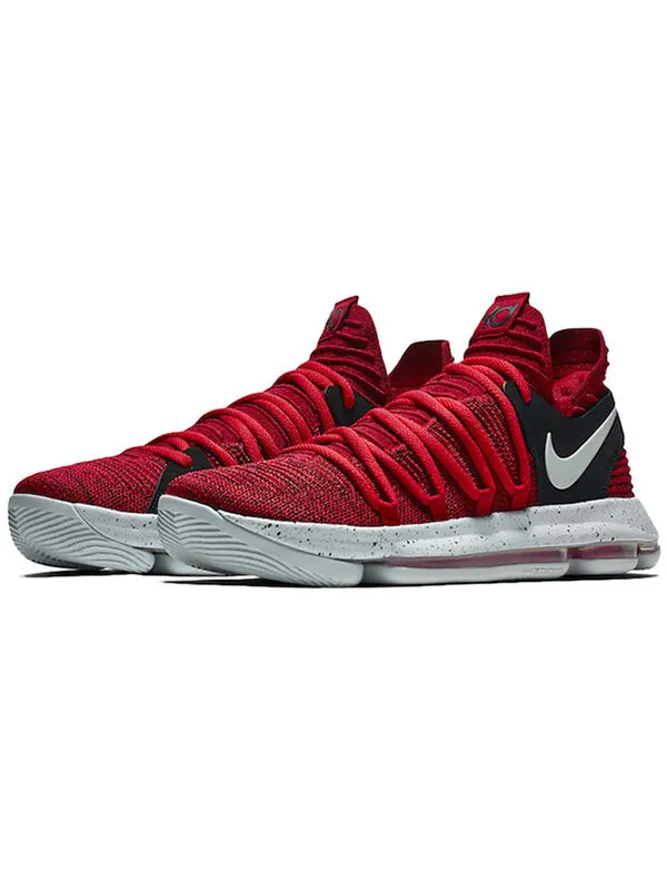 Кроссовки кд 10 эп Nike — изображение 2 из 4, красный/черный/белый