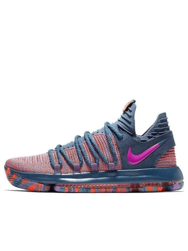 Кроссовки кд 10 Nike — изображение 1 из 4, серый/розовый