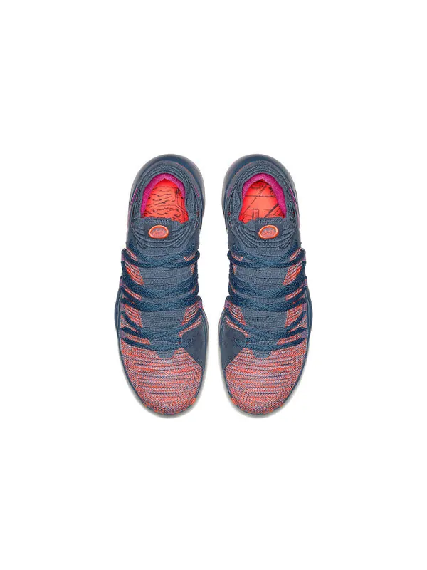 Кроссовки кд 10 Nike — изображение 4 из 4, серый/розовый