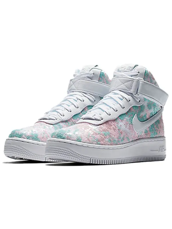 Кроссовки air force 1 upstep hi lx Nike — изображение 3 из 4, белый