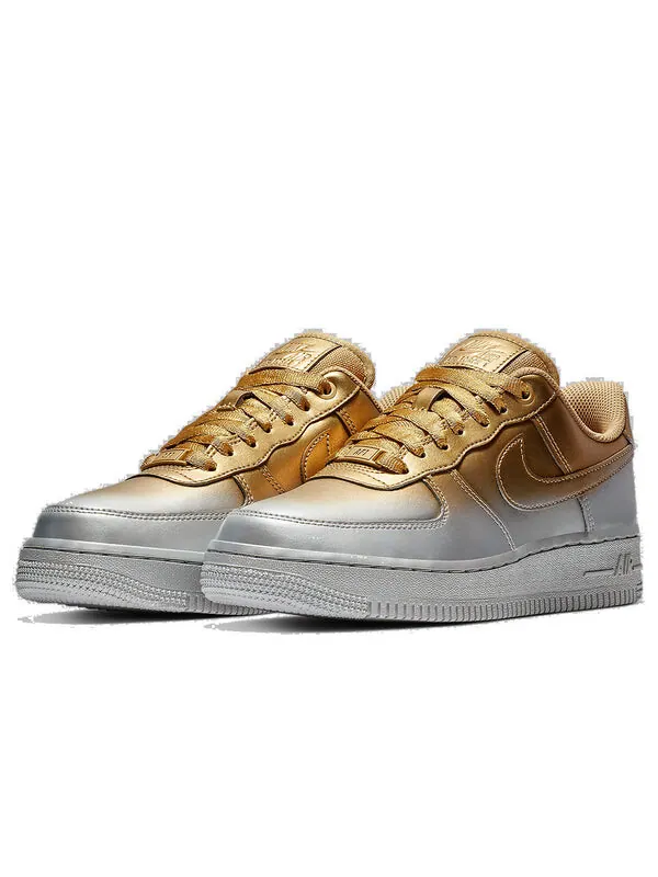 Кроссовки air force 1 низкие Nike — изображение 3 из 4, золотисто-серебристый