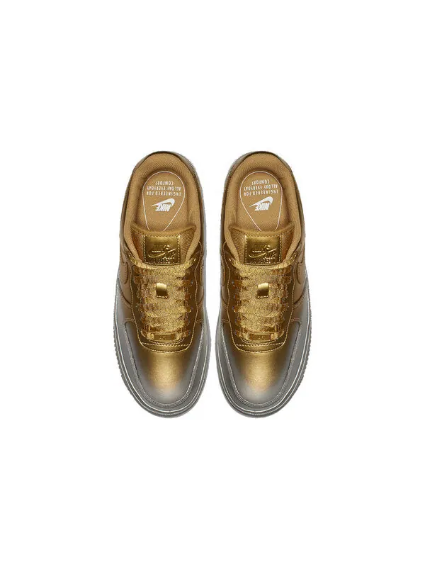 Кроссовки air force 1 низкие Nike — изображение 4 из 4, золотисто-серебристый
