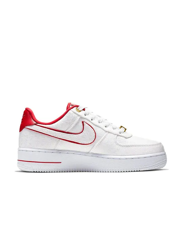 Кроссовки air force 1 07 люкс люкс Nike — изображение 2 из 4, белый/красный