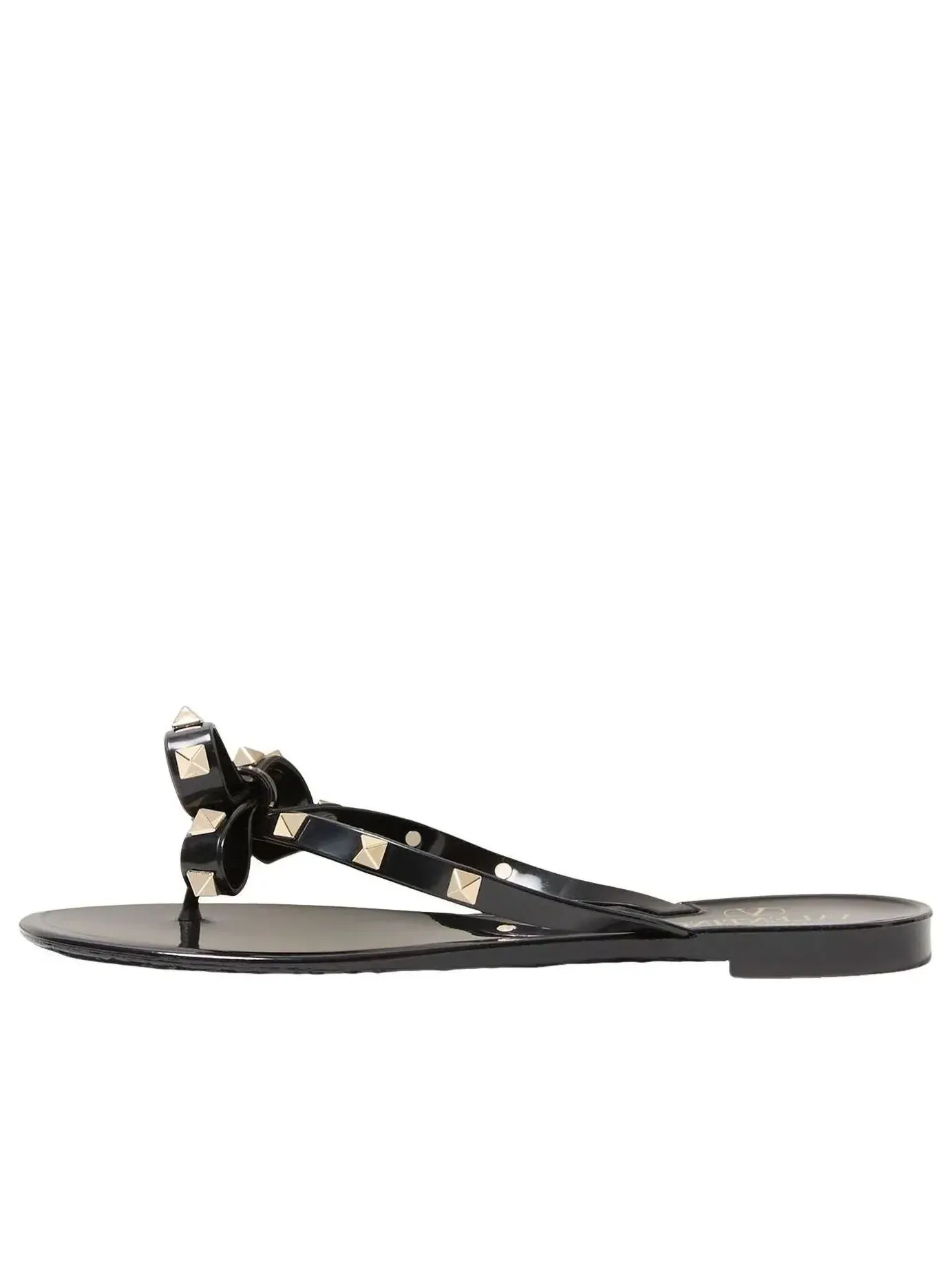 Шлепанцы Valentino SS26 Garavani Rockstud 'Black' 8W2S0552PVS0NO