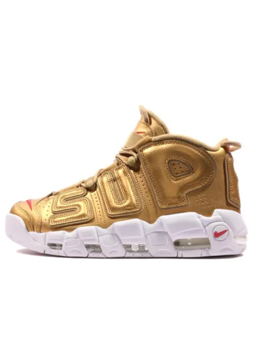 Кроссовки x supreme air более динамичные Nike — изображение 1 из 4, белый/золотистый