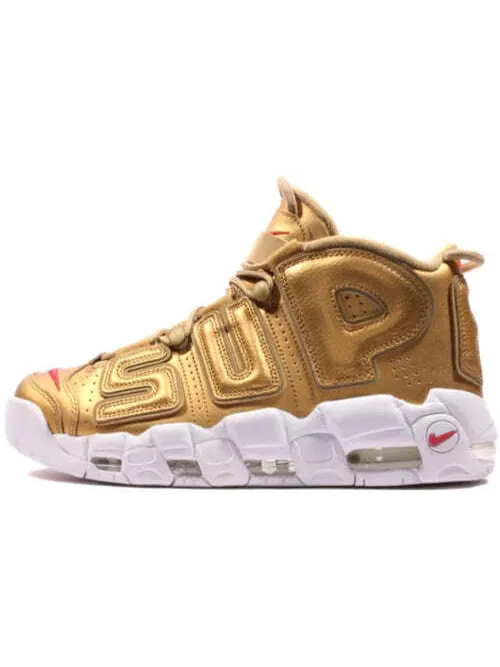 Кроссовки x supreme air более динамичные Nike — изображение 2 из 4, белый/золотистый