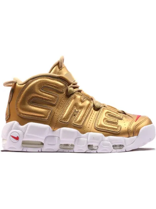 Кроссовки x supreme air более динамичные Nike — изображение 3 из 4, белый/золотистый