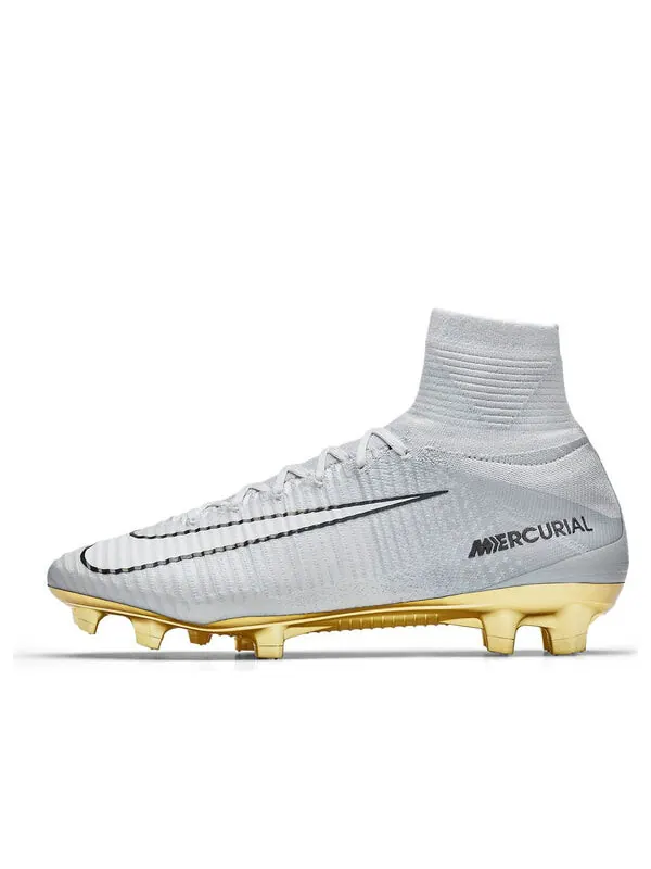 Кроссовки mercurial superfly v cr7 se fg Nike — изображение 1 из 4, серый/золотистый