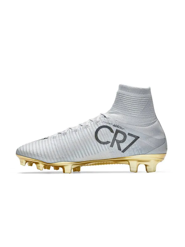 Кроссовки mercurial superfly v cr7 se fg Nike — изображение 2 из 4, серый/золотистый