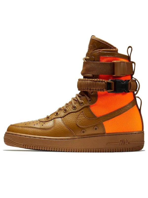 Кроссовки sf air force 1 Nike — изображение 1 из 4, коричневый/оранжевый