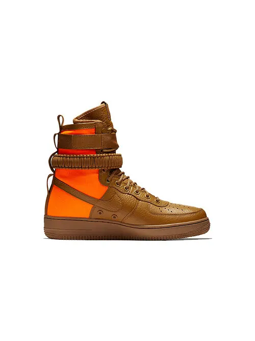 Кроссовки sf air force 1 Nike — изображение 2 из 4, коричневый/оранжевый