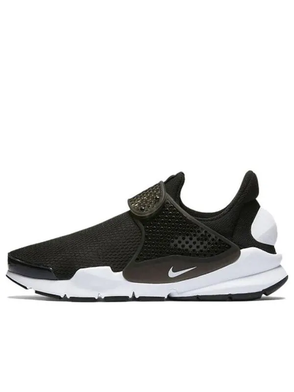 Кроссовки с носками дротики низкие кеды Nike — изображение 1 из 4, черный/белый
