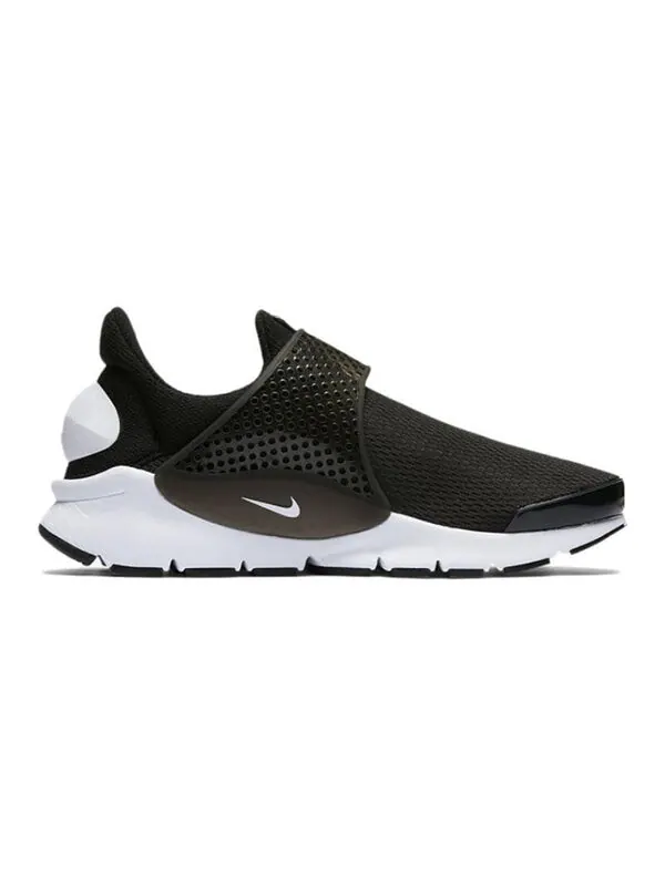 Кроссовки с носками дротики низкие кеды Nike — изображение 2 из 4, черный/белый
