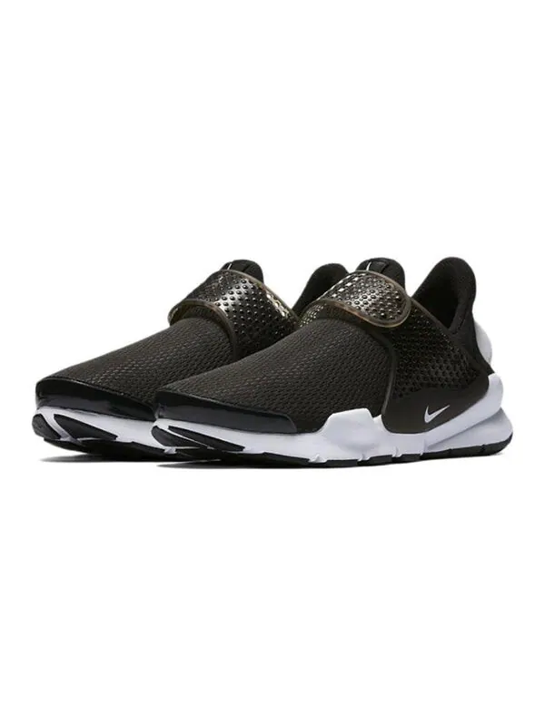 Кроссовки с носками дротики низкие кеды Nike — изображение 3 из 4, черный/белый