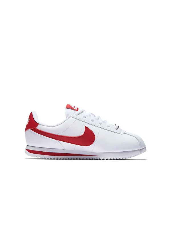 Кроссовки cortez basic sl Nike — изображение 2 из 4, белый/красный