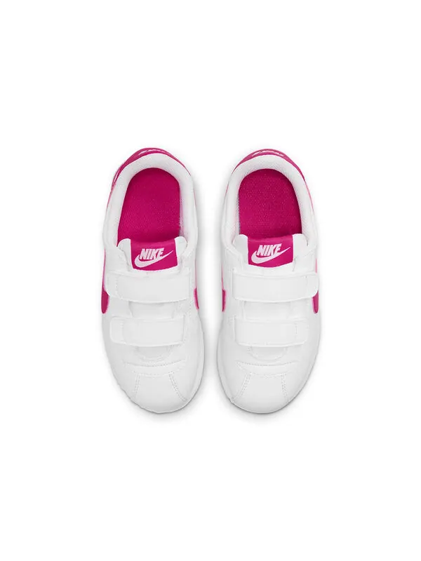 Кроссовки cortez basic sl psv Nike — изображение 4 из 4, белый/розовый