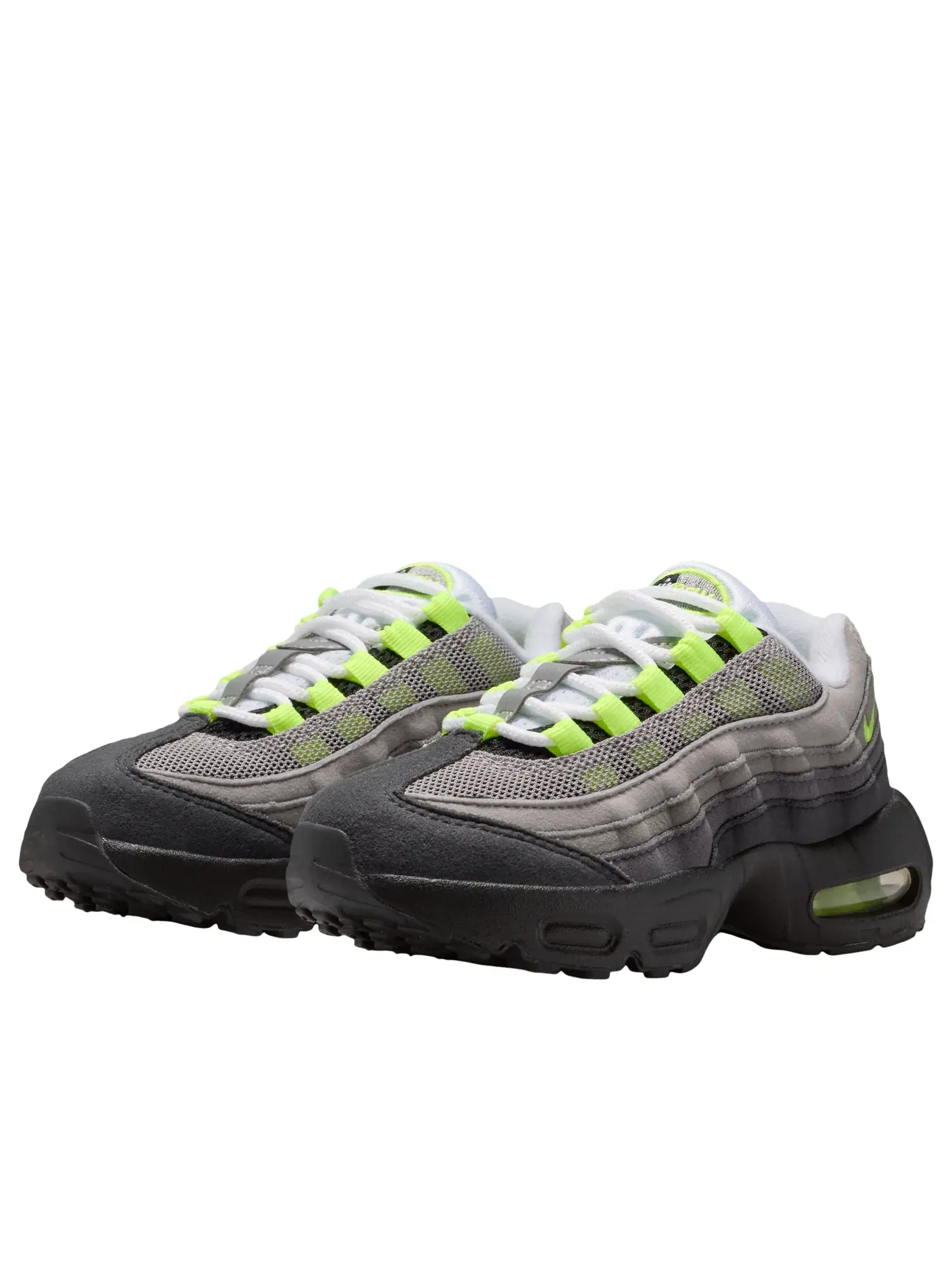 Кроссовки (PS) Nike Air max 95 'Neon' — изображение 5 из 7, серый