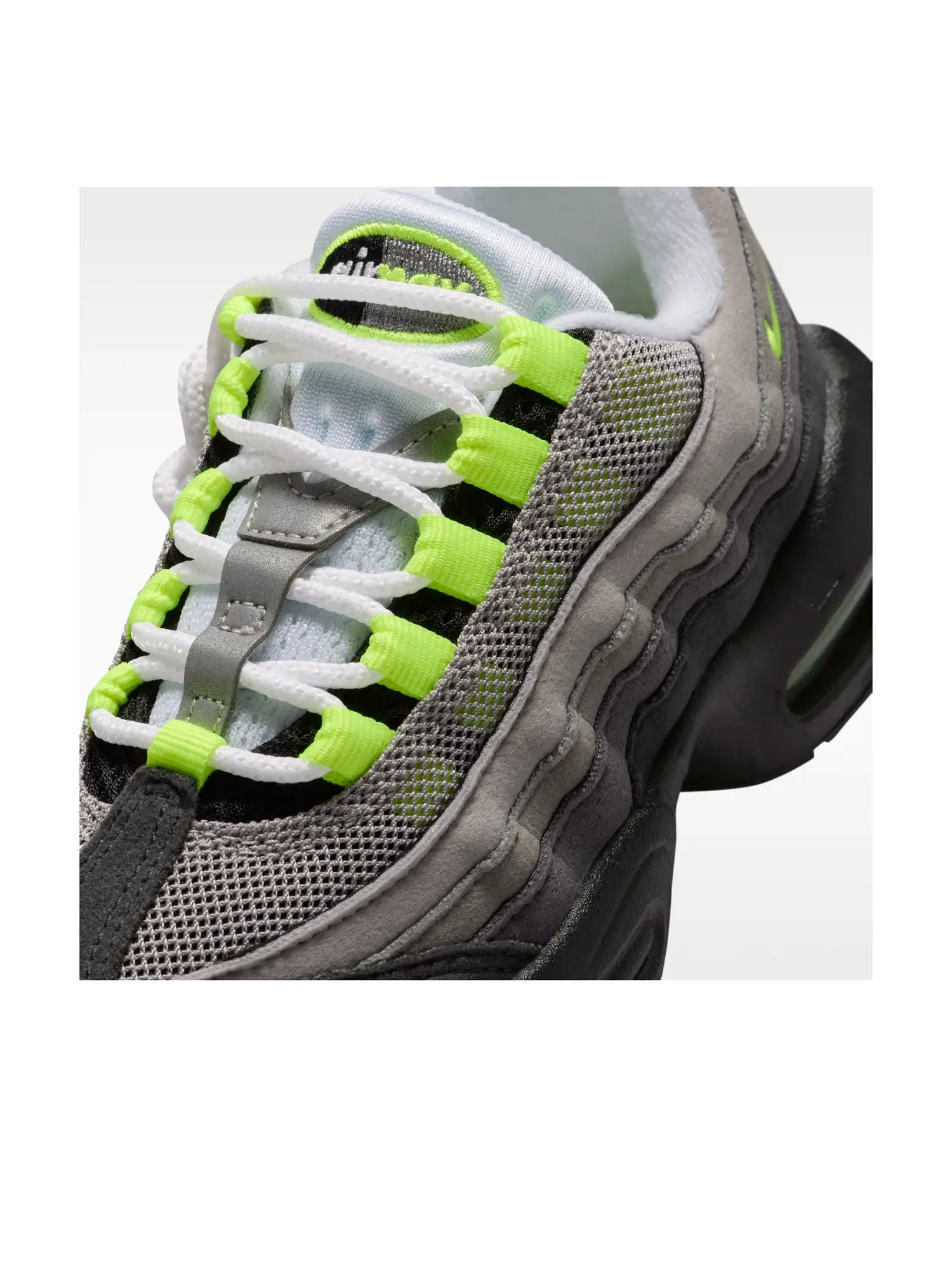 Кроссовки (PS) Nike Air max 95 'Neon' — изображение 6 из 7, серый