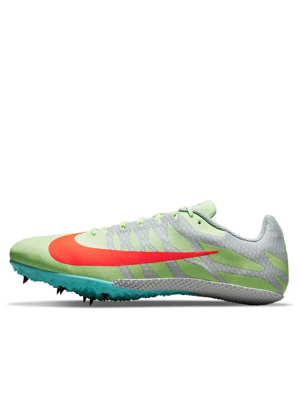 Кроссовки air zoom rival s 9 'barely volt hyper orange' Nike — изображение 1 из 4, зеленый/оранжевый