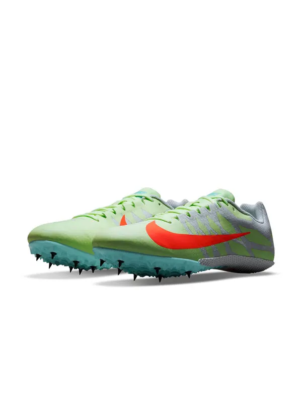 Кроссовки air zoom rival s 9 'barely volt hyper orange' Nike — изображение 4 из 4, зеленый/оранжевый