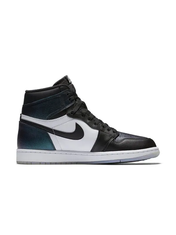Кроссовки 1 ретро высокие og Air Jordan — изображение 2 из 4, черный/черный-белый