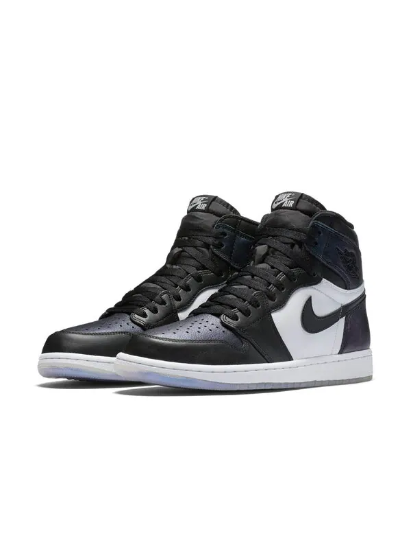 Кроссовки 1 ретро высокие og Air Jordan — изображение 3 из 4, черный/черный-белый
