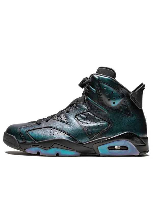 Кроссовки 6 ретро Air Jordan — изображение 1 из 3, черный/черный-белый