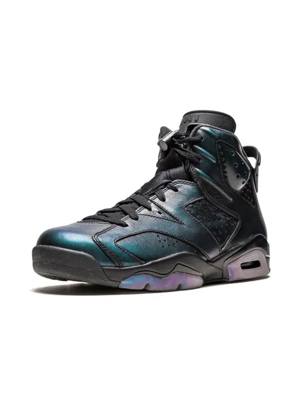 Кроссовки 6 ретро Air Jordan — изображение 2 из 3, черный/черный-белый