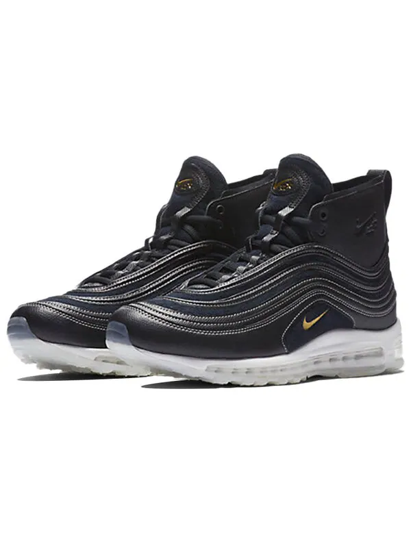 Кроссовки riccardo tisci x lab air max 97 mid Nike — изображение 3 из 4, черный/золотистый//белый