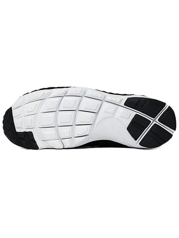 Кроссовки air footscape плетеные chukka qs Nike — изображение 4 из 4, черный/белый