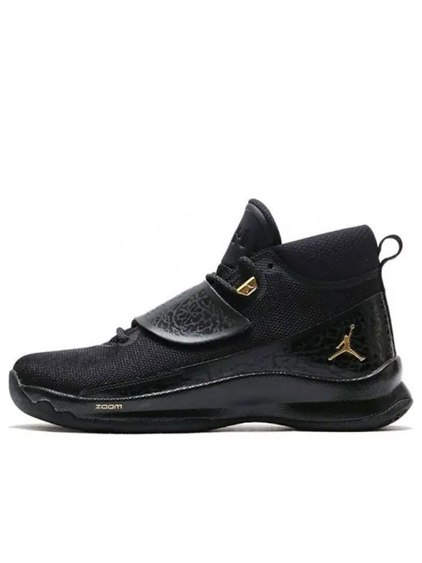 Кроссовки super fly 5 po x золото Air Jordan — изображение 1 из 4, черный/золотистый