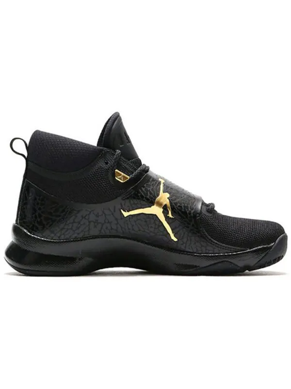 Кроссовки super fly 5 po x золото Air Jordan — изображение 2 из 4, черный/золотистый