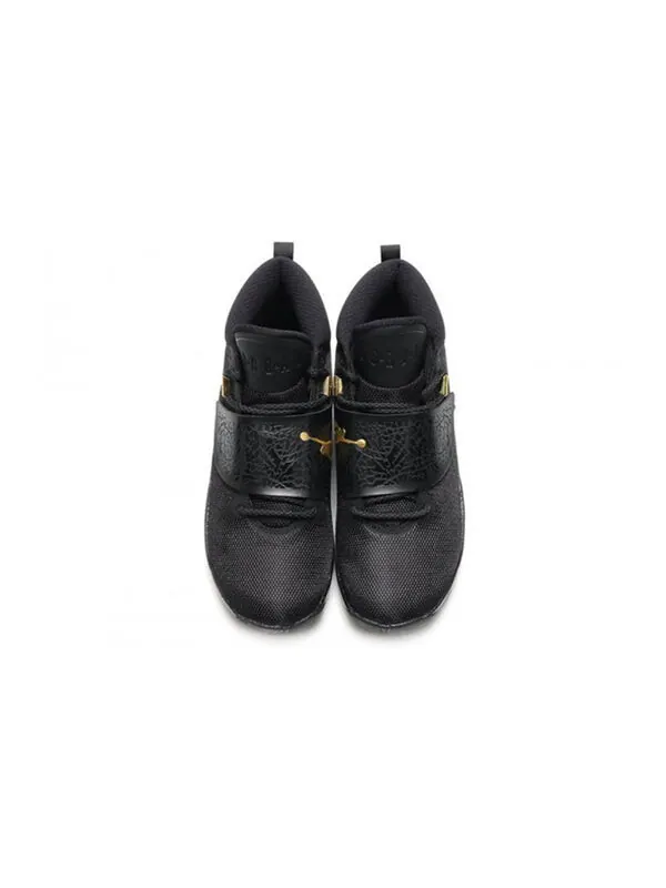 Кроссовки super fly 5 po x золото Air Jordan — изображение 4 из 4, черный/золотистый