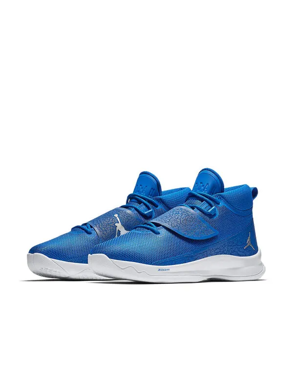 Кроссовки super.fly 5 po x 'team royal metallic silver white' Air Jordan — изображение 3 из 4