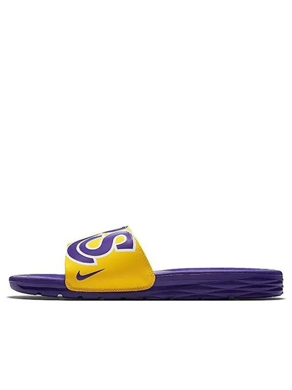 Тапочки nba x benassi 'lakers' Nike — изображение 1 из 4, фиолетовый