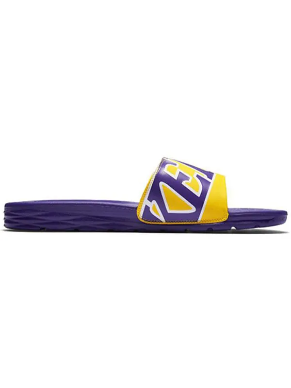 Тапочки nba x benassi 'lakers' Nike — изображение 2 из 4, фиолетовый