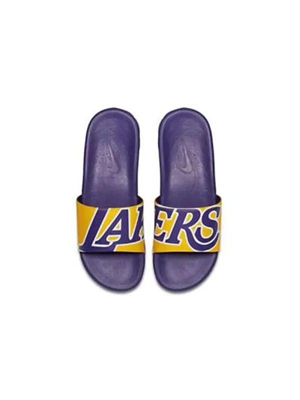 Тапочки nba x benassi 'lakers' Nike — изображение 4 из 4, фиолетовый