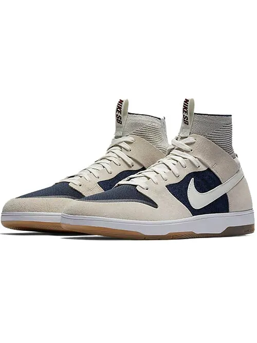 Кроссовки sb dunk high elite Nike — изображение 2 из 4, белый/синий
