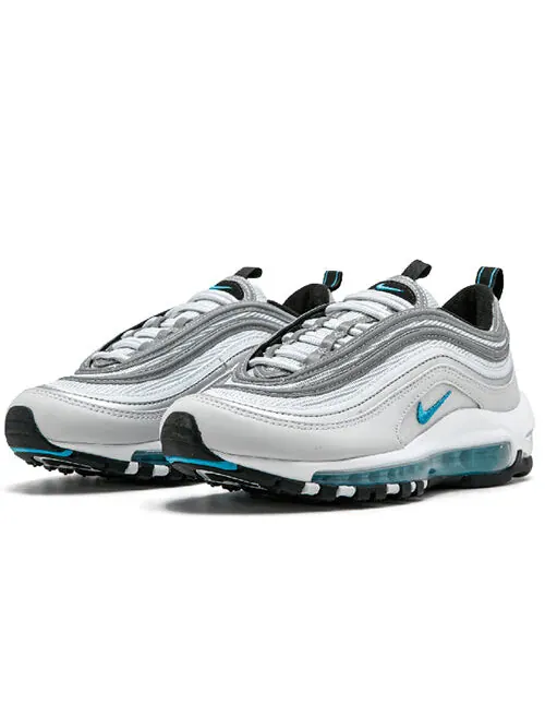 Кроссовки air max 97 Nike — изображение 2 из 2, серебристый/синий
