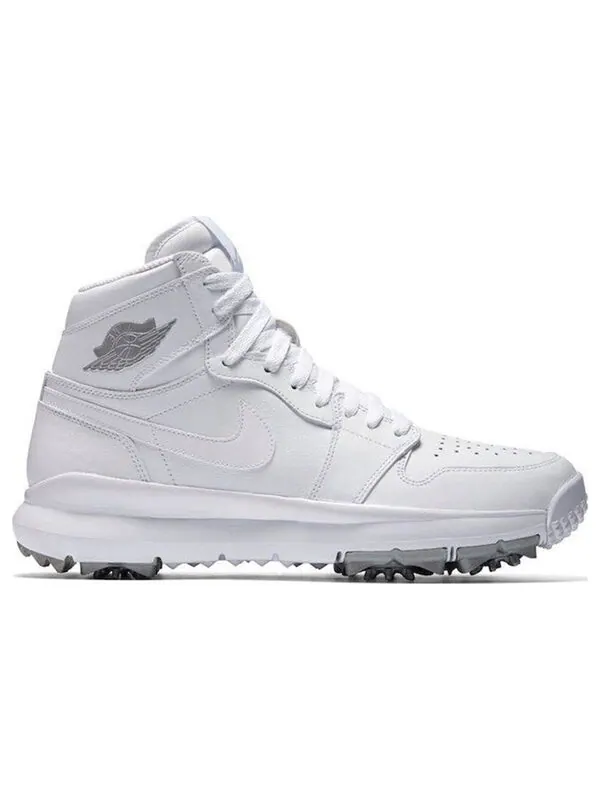 Кроссовки 1 гольф Air Jordan — изображение 2 из 4, белый