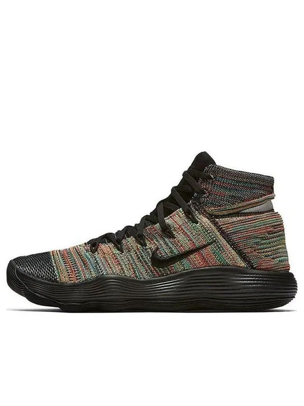 Кроссовки hyperdunk 2017 flyknit Nike, мульитколор — изображение 1 из 4, мульти/черный
