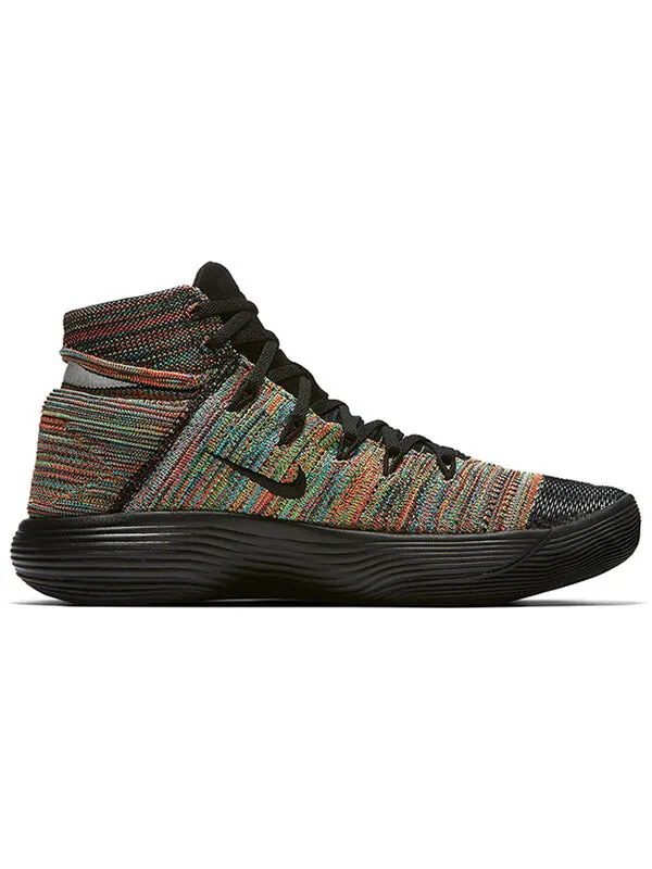 Кроссовки hyperdunk 2017 flyknit Nike, мульитколор — изображение 2 из 4, мульти/черный