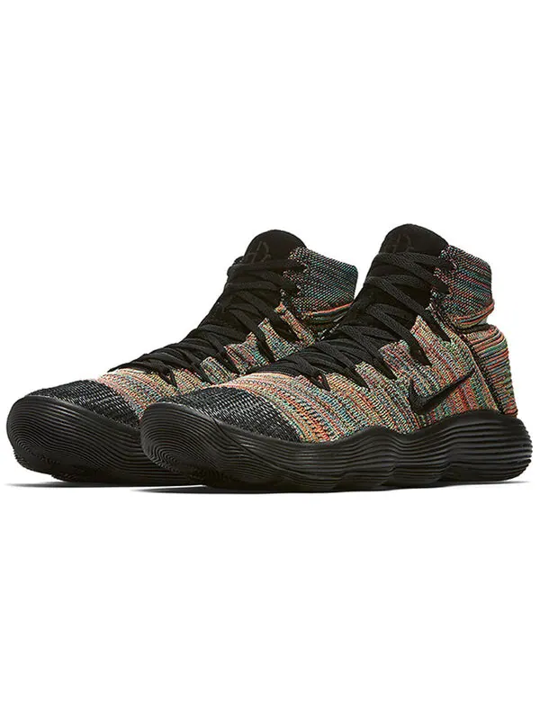 Кроссовки hyperdunk 2017 flyknit Nike, мульитколор — изображение 3 из 4, мульти/черный