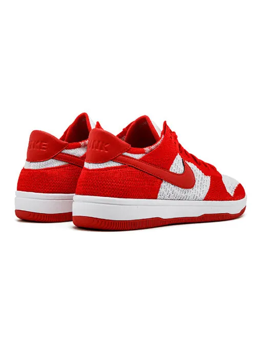 Кроссовки dunk low flyknit Nike — изображение 3 из 4, серый