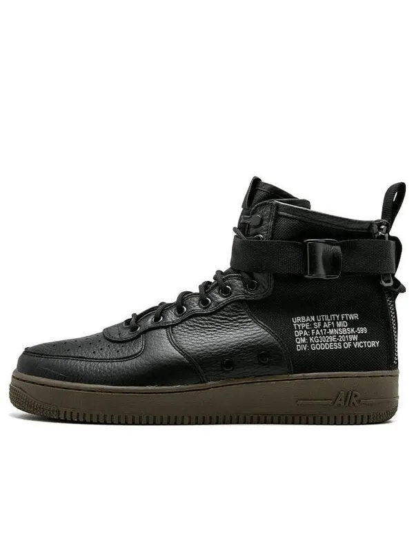 Кроссовки sf air force 1 mid Nike — изображение 1 из 4, черный/темный