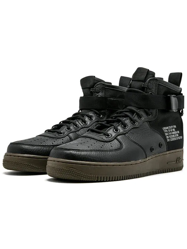 Кроссовки sf air force 1 mid Nike — изображение 3 из 4, черный/темный