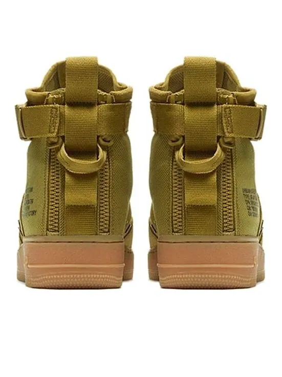 Кроссовки air force 1 mid 'desert moss' Nike — изображение 4 из 4, коричневый/черный