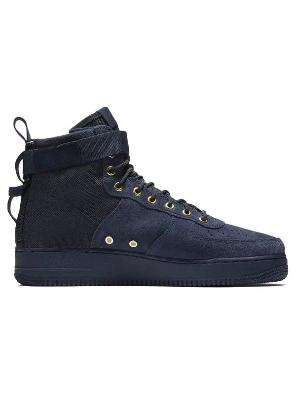 Кроссовки sf air force 1 mid 'obsidian' Nike — изображение 2 из 4, черный