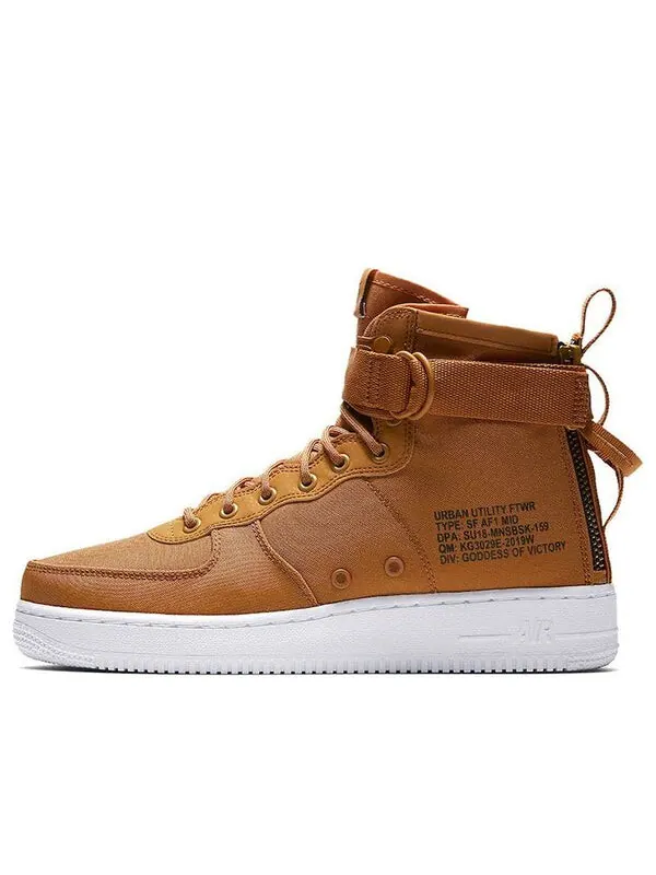 Кроссовки sf air force 1 mid Nike — изображение 1 из 4, коричневый